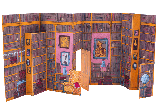 PopUp Adventskalender Bibliothek